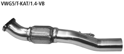 Bastuck Verbindungsrohr Performance Katalysator nur für 132 KW Modelle für Polo 6R GTI (ab Bj. 2009)