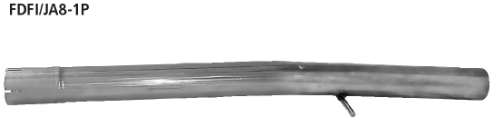 Bastuck Ersatzrohr für Vorschalldämpfer, ohne Zulassung nach StVZO (nur für 1.4l + 1.6l Modelle) Fiesta JA8 (ab Bj. 2008)