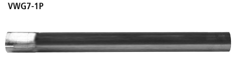 Bastuck Ersatzrohr für Vorschalldämpfer (ohne Zulassung nach StVZO) für Golf 7 1.4l TSI 103 KW CPTA/Otto