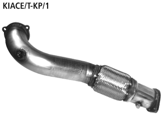 Bastuck Ersatzrohr für Hauptkatalysator (ohne Zulassung nach StVZO) für Hyundai i30 GDH 1.6l Turbo
