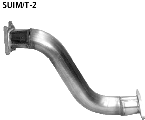 Bastuck Turboabgangsrohr (ohne Zulassung nach StVZO) nur für 2.0l Modelle Subaru Typ: Impreza STI Turbo incl. 2.5l