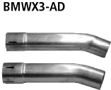 Bastuck Adaptersatz Endschalldämpfer auf Serienanlage BMW Typ: X3