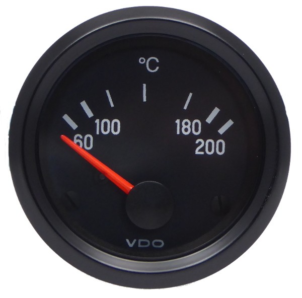 VDO "international" Thermometeranzeige d=52mm 60-200°C 24V