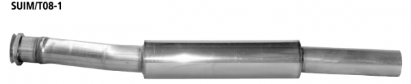 Bastuck Vorschalldämpfer für Subaru Impreza WRX STI Stufenheck (ab Bj. 2011) inkl. Modell 2014
