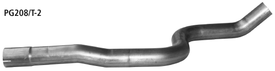 Bastuck Verbindungsrohr für Peugeot 208 1.6l Turbo THP incl. GTI