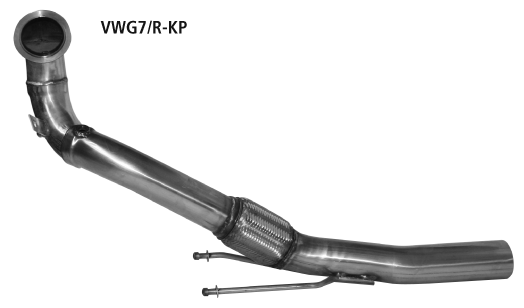 Bastuck Katalysator Ersatzrohr (ohne Zulassung nach StVZO) für VW Golf 7 R