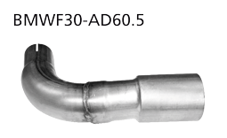 Bastuck Verbindungsrohr zur Montage der Endschalldämpfer alleine für BMW 3er F30/F31 4 Zylinder Diesel Facelift ab Bj. 2015-