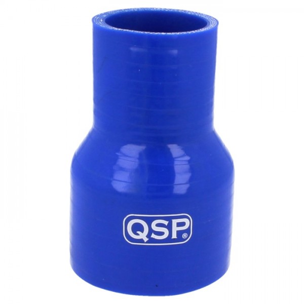 QSP Silikon Reduzierstück gerade d= 25 - 19 mm blau