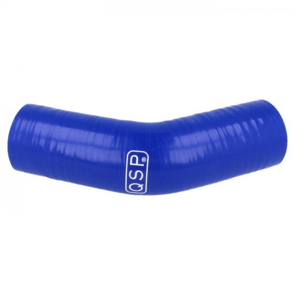 QSP Silikonkrümmer 45° (fuel/oil resistant) d= 51 mm blau