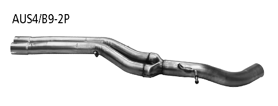 Bastuck Verbindungsrohr vorne für Audi S4 B9 / S5 F5 ab Baujahr 2016-