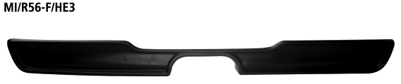 Bastuck Heckschürzenansatz lackierfähig mit Ausschnitt Mitte Mini One/ Cooper/ Diesel Facelift ab Bj. 2010 für BMW Mini R56 One / Cooper Diesel