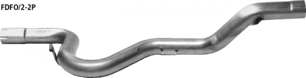 Bastuck Ersatzrohr für Hauptschalldämpfer (ohne Zulassung nach StVZO) Ford Typ: C-Max Diesel mit Rußpartikelfilter
