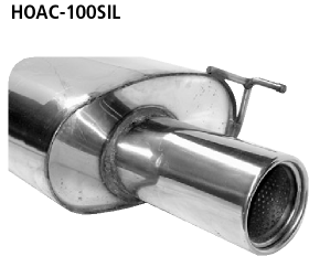 Bastuck Endschalldämpfer mit Einfach-Endrohr LH 1 x Ø 100 mm Honda Typ: Accord 2 ESD Benziner nicht Kombi