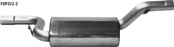 Bastuck Hauptschalldämpfer Ford Typ: C-Max Diesel mit Rußpartikelfilter