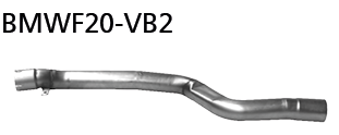 Bastuck Verbindungsrohr vorne für BMW 4er F32/F33/F36 3.0l Turbo Facelift ab Bj. 2015-