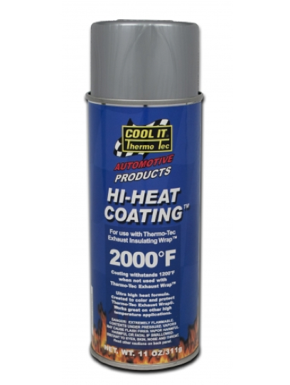 Thermo Tec Hi-Heat Coating Spray - Thermo Lack Spray 311g - silber