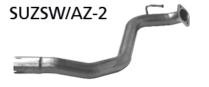 Bastuck Verbindungsrohr hinten für Suzuki Swift AZ 1.0l/1.2l ab Baujahr 2017-