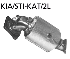 Bastuck Performance Katalysator (ohne Zulassung nach StVZO) für Kia Stinger 2.0l T-GDI ab Bj. 2017-