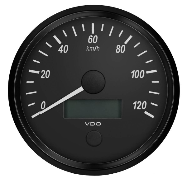 VDO Single Viu Tachometer 0 - 120 km/h d= 100mm