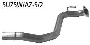 Bastuck Verbindungsrohr, hinten für Suzuki Swift AZ Sport ab Bj. 2018-