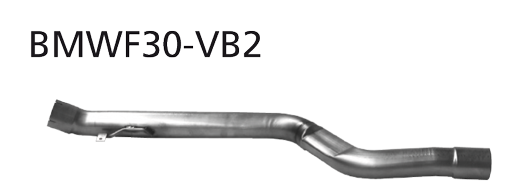 Bastuck Verbindungsrohr vorne für BMW 4er F32/F33/F36 2.0l Turbo Facelift ab Bj. 2015-