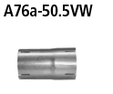 Bastuck Adapter Performance Katalysator / Katalysator-Ersatzrohr auf Serie auf Ø 50.5 mm für VW Golf 7 1.2l + 1.4l Turbo