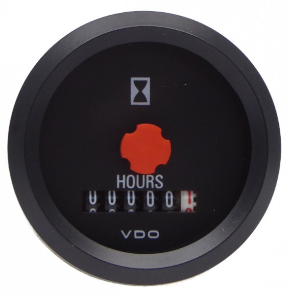 VDO "international" Betriebsstundenzähler 24V d=52mm