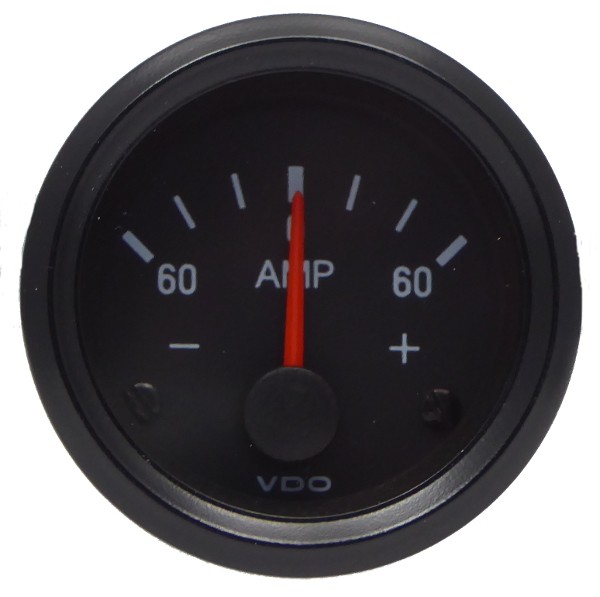 VDO "international" Amperemeter d=52mm 60-0-60 A