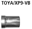 Bastuck Verbindungsrohr auf Katalysator Toyota Typ: Yaris II Typ XP9 incl. TS