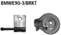 Bastuck Haltersatz für Endrohrsatz RH für BMW 318i / 320i / 320si bis Bj. 02/2007 Coupé(E92), Cabrio (E93)
