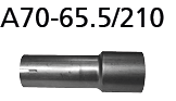 Bastuck Adapter Endschalldämpfer auf Serienanlage Ø 65.5 mm für Volvo XC60 AWD ab Bj. 2019-