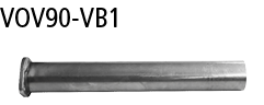 Bastuck Verbindungsrohr vorne für Volvo XC60 AWD ab Bj. 2019-