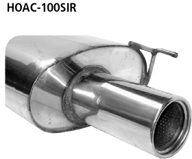Bastuck Endschalldämpfer mit Einfach-Endrohr RH 1 x Ø 100 mm Honda Typ: Accord 2 ESD Benziner nicht Kombi