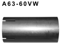 Bastuck Adapter Endschalldämpfer auf Serienanlage auf Ø 60.5 mm für Kia ProCeed GT-Line 1.0 T-GDI / 1.4 T-GDI ab Bj. 2019-