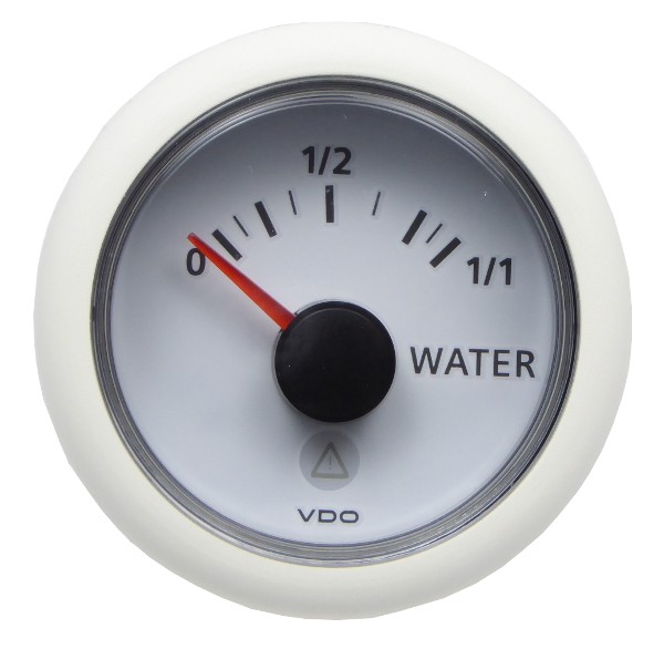 VDO Viewline Marine Frischwasseranzeige für Ultraschalltankgeber weiss