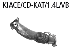 Bastuck Verbindungsrohr zwischen Performance Kat. / Ersatzrohr für Kat. und Serien-Partikelfilter (ohne Zulassung nach StVZO) für Kia Ceed CD GT-Line 1.0l T-GDI / 1.4l T-GDI ab Bj. 2019-
