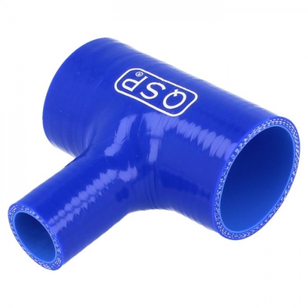 QSP Silikon T-Stück d= 70 mm (Anschluss 25 mm) blau
