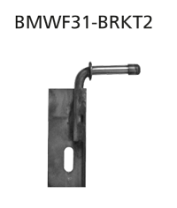 Bastuck Zusatzhalter für Endschalldämpfer LH für BMW 4er F32/F36 2.0l Turbo Facelift ab Bj. 2015-