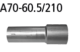 Bastuck Adapter Endschalldämpfer auf Serienanlage Ø 60.5 mm für Volvo XC60 AWD ab Bj. 2019-
