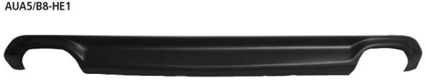 Bastuck Heckschürzen-Einsatz, schwarz matt lackierfähig, mit Auschnitt für 2 x Doppel-Endrohr LH+RH Audi A5 B8 Audi A4/A5 B8 (ab B. 2008) 6 Zyl. Benziner Turbo