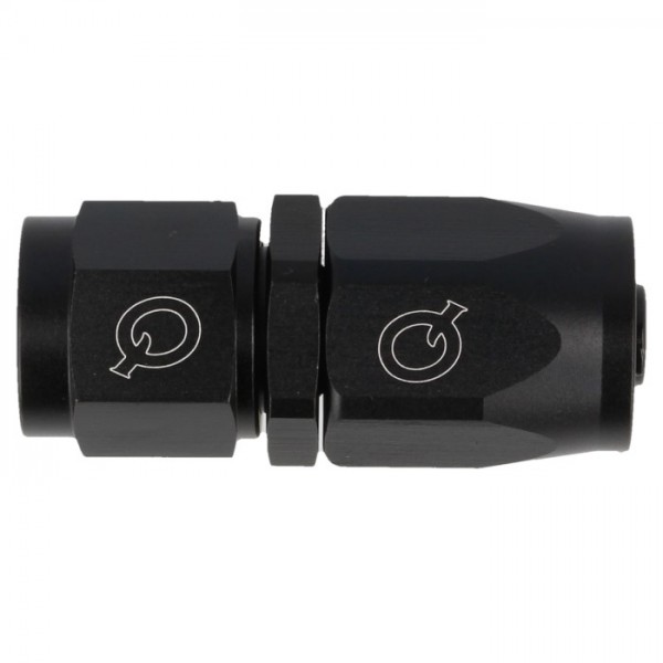 Alu Fitting Schlauchanschluss lightweight schwarz D10 - gerade