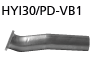 Bastuck Verbindungsrohr Komplettananlage auf Katalysator für Hyundai i30 PD 2.0 T-GDI inkl. i30N ab Baujahr 2017-