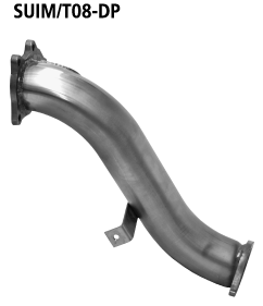 Bastuck Turboabgangsrohr (ohne Zulassung nach StVZO) für Subaru Impreza WRX STI Stufenheck (ab Bj. 2011) inkl. Modell 2014