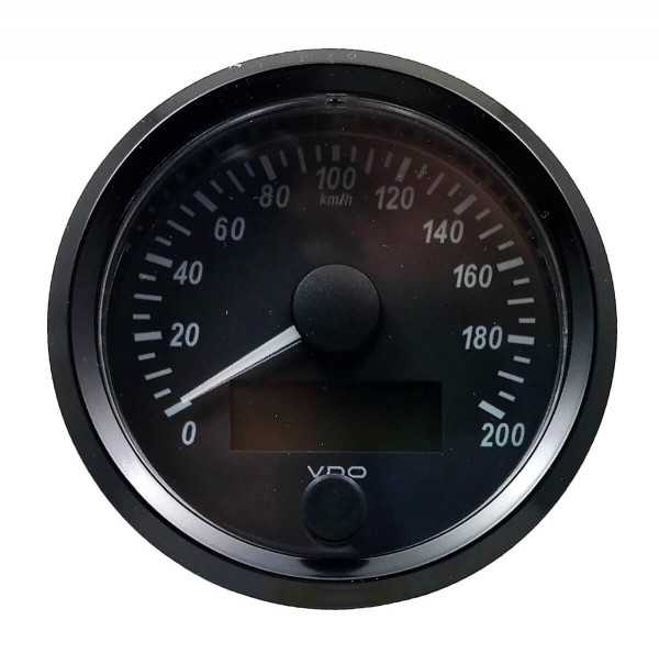 VDO Single Viu Tachometer 0 - 200 km/h d= 100mm