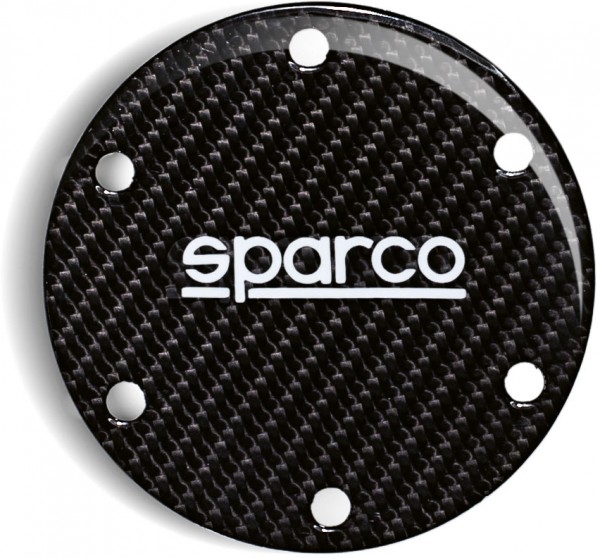 Sparco Hupenknopf Attrappe - carbon-look glänzend