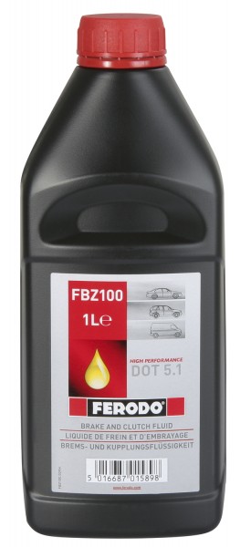 Bremsflüssigkeit Ferodo FBZ100 Dot 5.1 1Liter