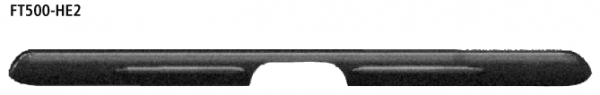 Bastuck Heckschürzen-Einsatz, lackierfähig Fiat Typ: 500 mittig
