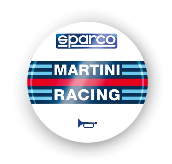 Sparco Hupenknopf Emblem "Martini Racing"