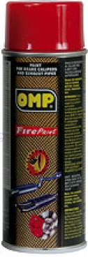OMP Auspuff-, Motor- und Bremssattellack - rot 400ml