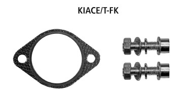 Bastuck Flanschdichtungskit bestehend aus Flanschdichtung MIEVO9-D und Befestigungsmaterial für Kia Ceed GT